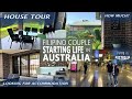 FILIPINO COUPLE STARTING LIFE IN AUSTRALIA Looking for accommodation, house tour in Sydney Australia