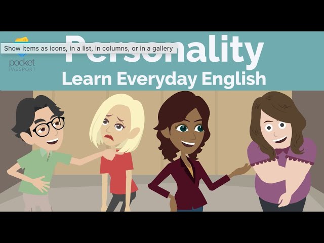 Vocabulary Tutorial - Personality