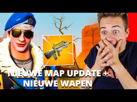 NIEUWE FORTNITE MAP + WAPEN UPDATE *LIVE* - NIEUWE FORTNITE MAP + WAPEN UPDATE *LIVE*