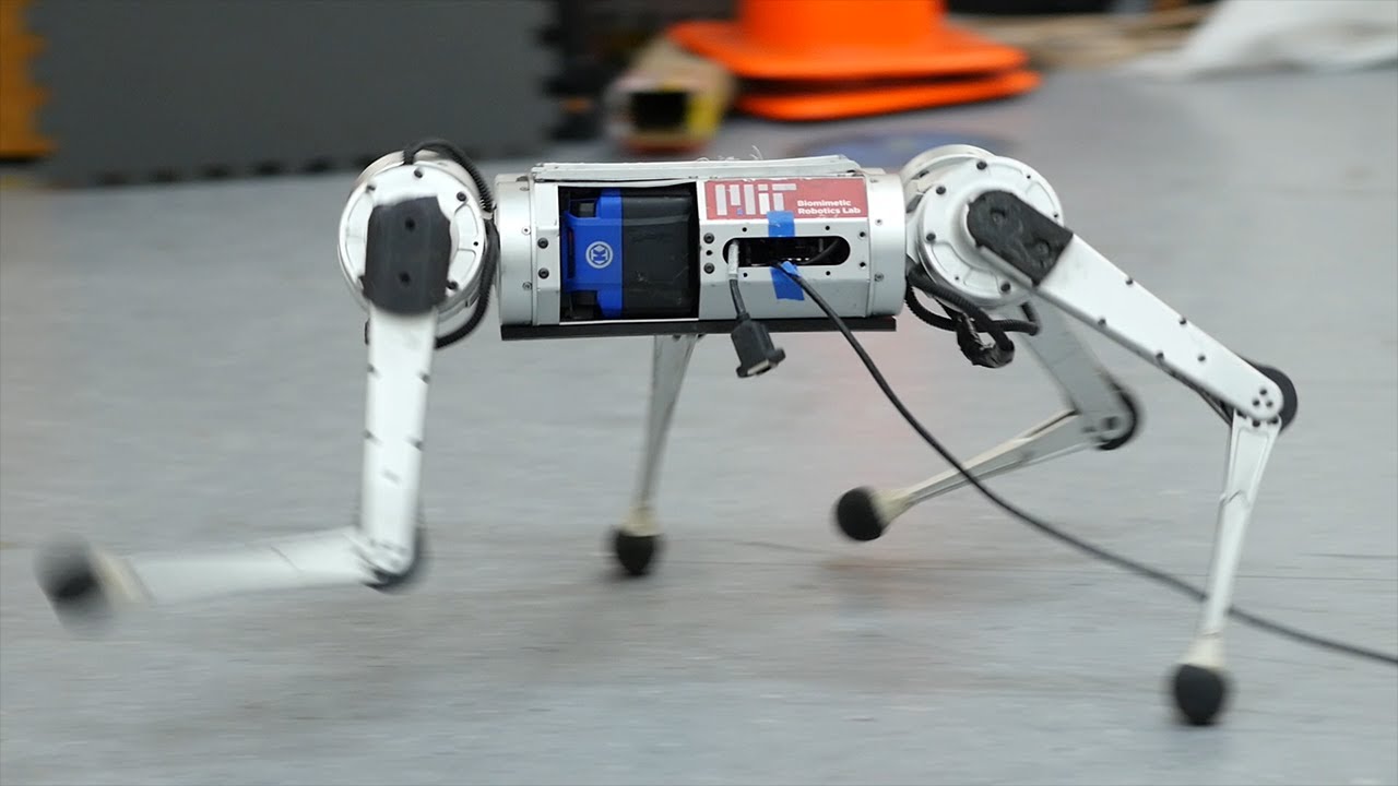 MIT's Mini Cheetah robot runs faster than ever - YouTube