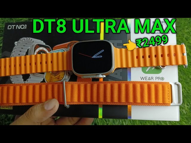 dt8 ultra max, dt8 ultra max smartwatch, apple watch ultra, dt8 