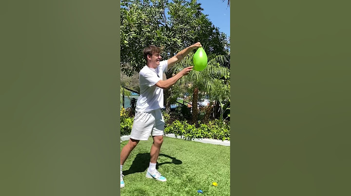 Water Balloon POP! *CHALLENGE* 😳 - #Shorts