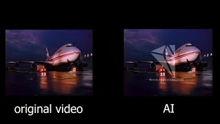 1985 TWA Commercial enhanced using AI
