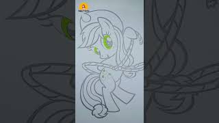 COLORING MY LITTLE PONY | How to Coloring Human Little Pony | MLP #Shorts