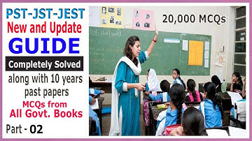 PST : JST : JEST : Test preparation Update Guide : Completely solved : PST past paper : Part - 02