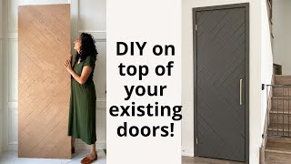 DIY Pantry Door TRANSFORMATION || Budget Transformation || $40 DIY Door