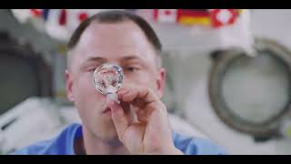 Moving Water in Space - Flowing Liquid in Zero Gravity