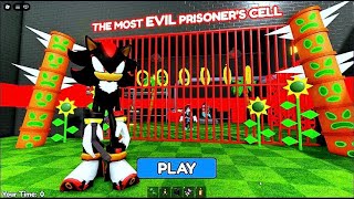 Escaping Shadow Sonic ⚡😱 | Roblox Prison Run