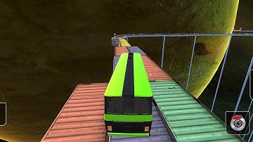 Impossible Bus Stunt Driving Android Gameplay | 99.9% Impossible Bus Game