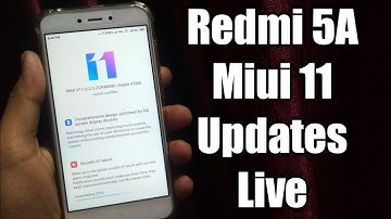 Redmi 5A Miui 11.0.2.0 Global Stable Public Rollout || Redmi 5A Miui 11.0.2.0 Live Update