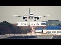 Crosswind Landing - Lufthansa Airbus 319