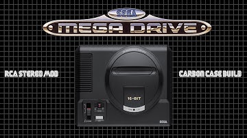 Carbon Mega drive & Stereo RCA Mod Conversion