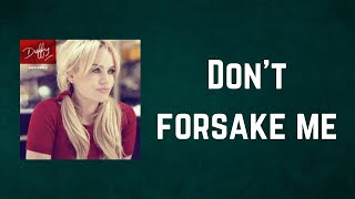 Duffy - Don&#39;t forsake me (Lyrics)