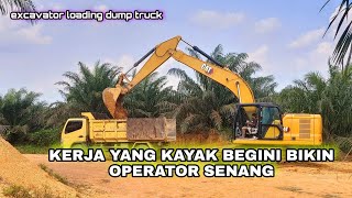 Download Lagu EXCAVATOR MUAT TANAH KE DUMP TRUCK BUAT TIMBUN JALAN MP3