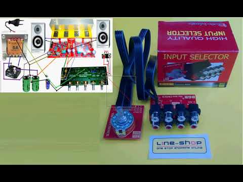 Cara Pasang Input Selektor Di Power Ampli Youtube
