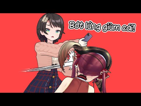 Video [Hololive Vietsub] Ma-chan dỗi vì bị Su-kun bonk - youtube