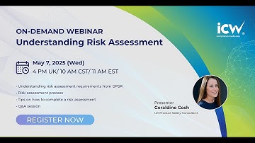Webinar: Understanding Risk Assessment