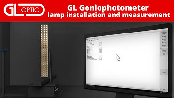 GL Optic Goniophotometer PART D lamp installation and measurement