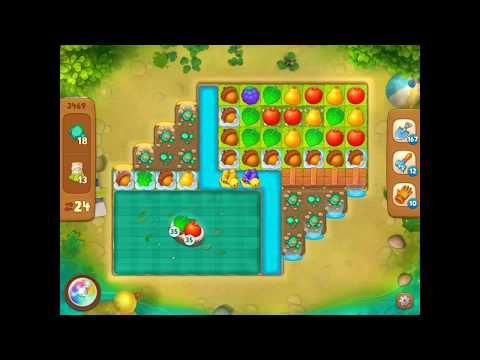 Видео: Gardenscapes gameplay level of 3469