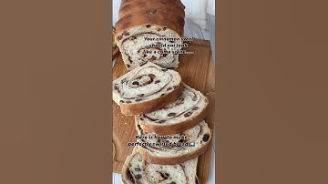 How to get a perfect swirl I. Your sourdough bread #cinnamonraisin #sourdoughrecipe #sourdough