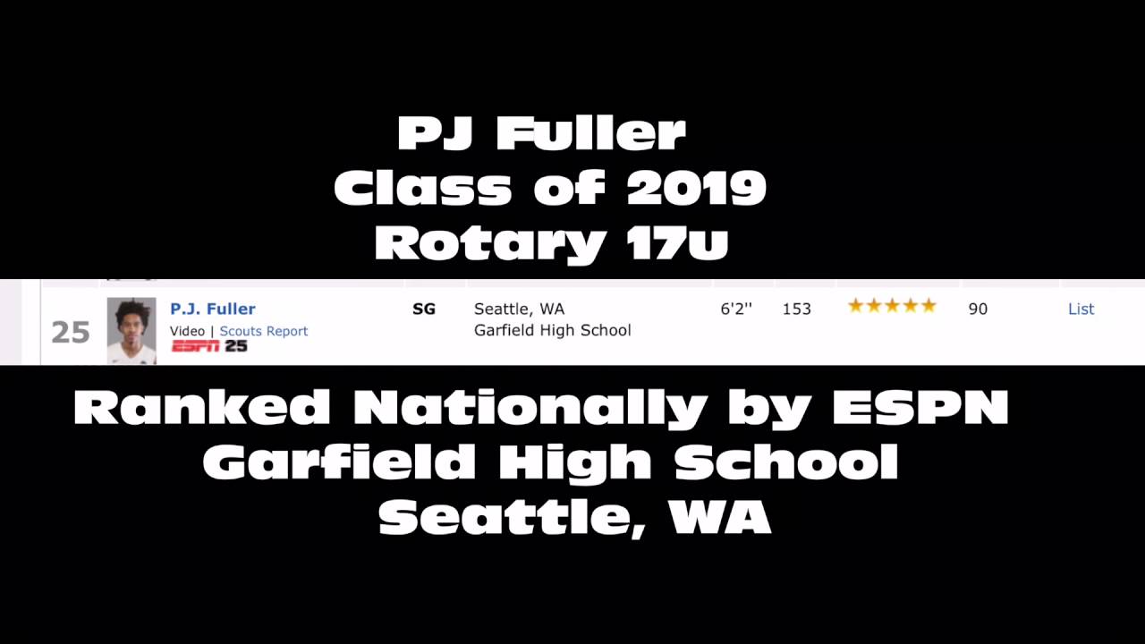 PJ Fuller Class of 2019 Freshman Year