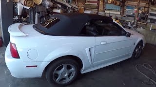 Install  Mustang Convertible Top, Headliner, Rear Window  33