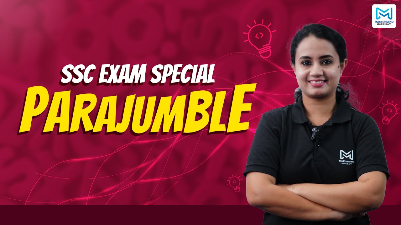 Para jumbles in sentences | English | SSC Exam Special - YouTube