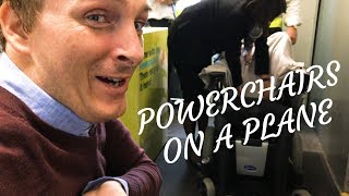 TRAVELLING ON A PLANE WITH A POWER CHAIR  Wheelie Good Tips EP #27