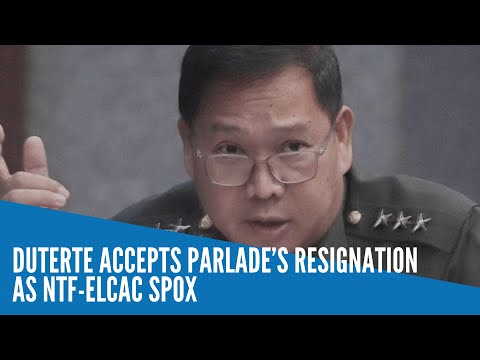 Duterte accepts Parlade’s resignation as NTF-Elcac spox