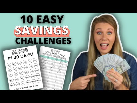 12 EASY Savings Challenges In 2023 [SAVE FROM $500 TO $100K]