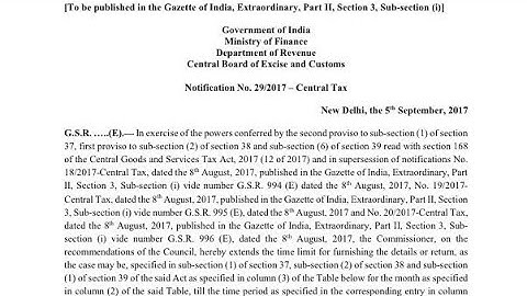 GSTR 1 , GSTR 2 , GSTR 3 DATES ARE EXTEND FOR JULY AND AUGUST RETURN