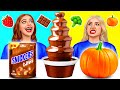 チョコレートファウンテンチャレンジ | キッチンのハックとレシピ TeenDO Challenge