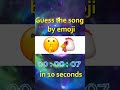 Guess the song by emoji in 10 second. Music quiz №29