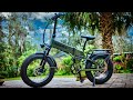 Fat Tire, Folding, Electric Bike.  Yamee Fat Bear 750S.