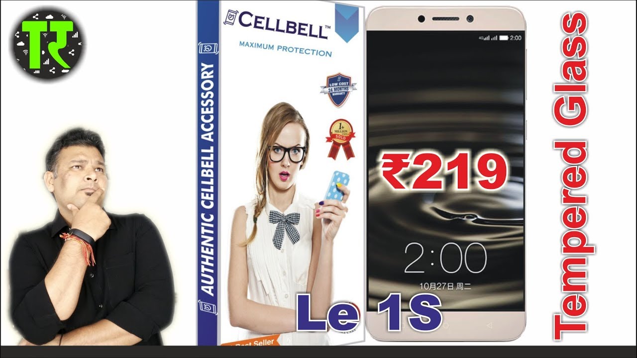 2018 - TechRozana LeEco LeTv Le 1S 9H, 2.5D Curved, Anti Shatter, Bubble Free Budget Tempered Glass