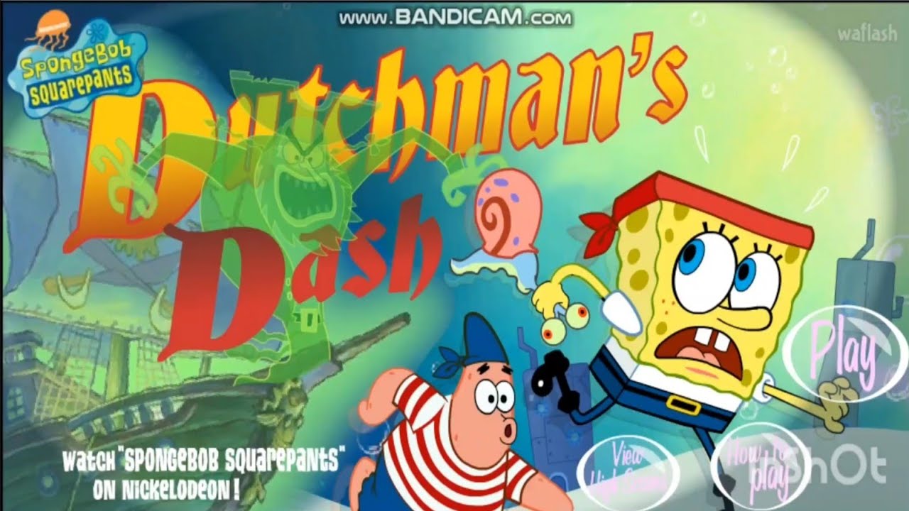 스폰지밥게임 더치맨대쉬