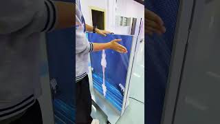 A single-person folding LED poster screen!#ledscreen #ledvideowall #ledboard #eagerled