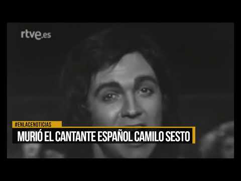 Murió este domingo el cantante camilo sesto