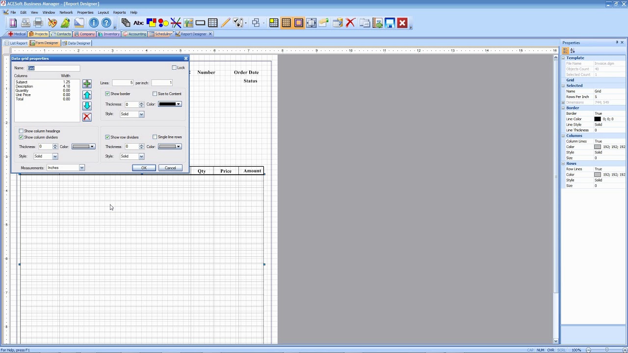 ACESoft Form Designer Tutorial - YouTube