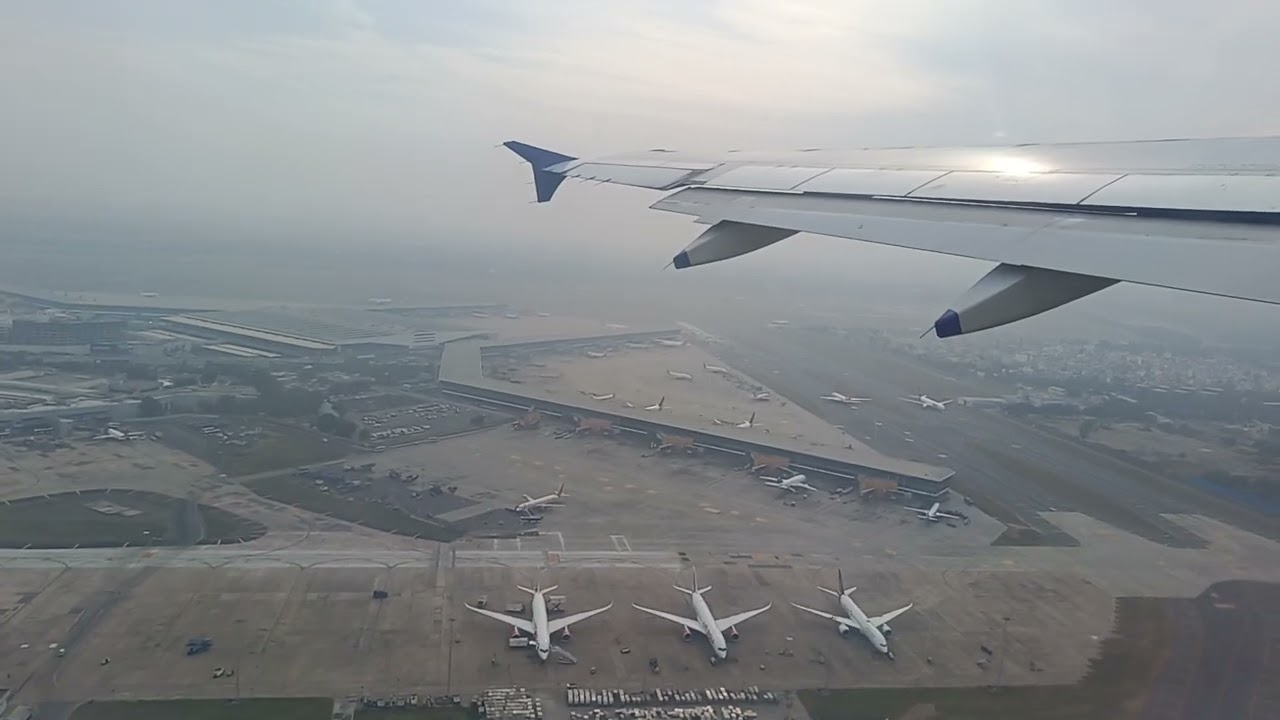 Taking Off on a Sunny Afternoon from Delhi Terminal 1 ✈️