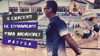 5 ejercicios de estiramiento para nadadores master