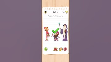 Please fix the scene. brain test all star IQ level 211 solutions