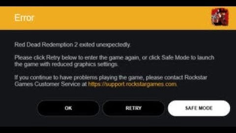 RDR 2 Pc Crash while loading fix !!!