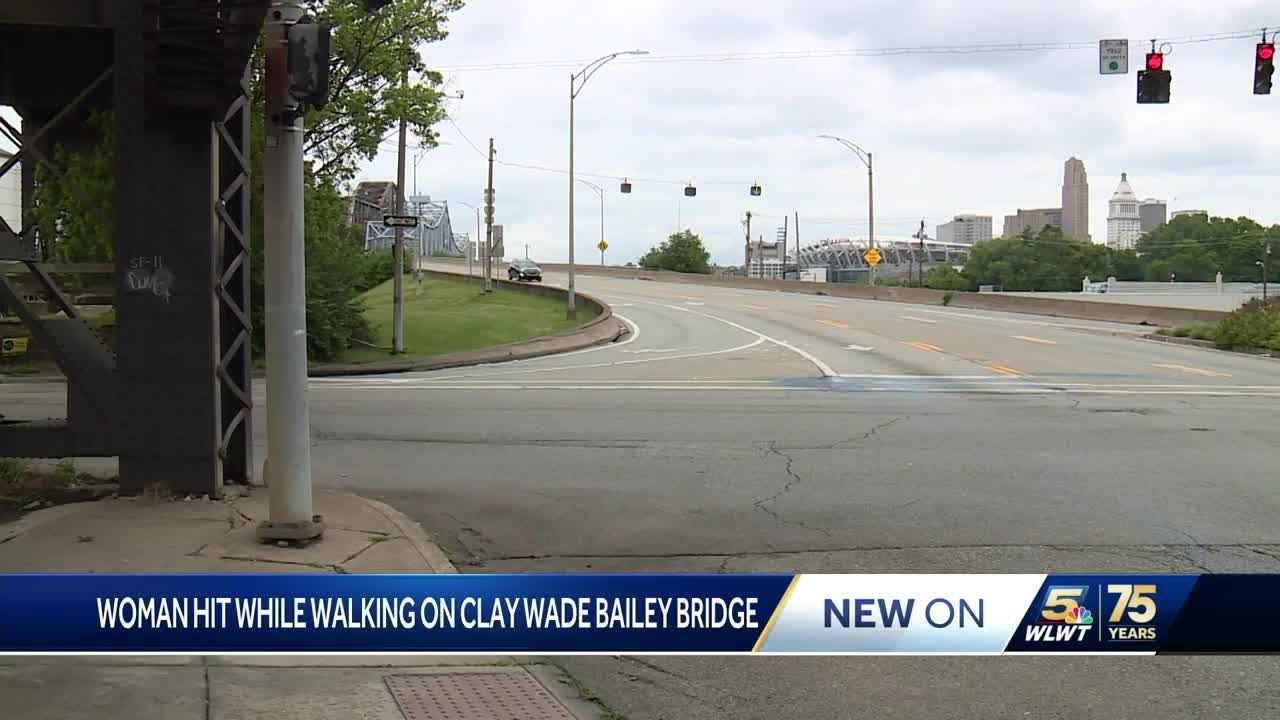 Police: 1 injured after being struck on Clay Wade Bailey Bridge - YouTube