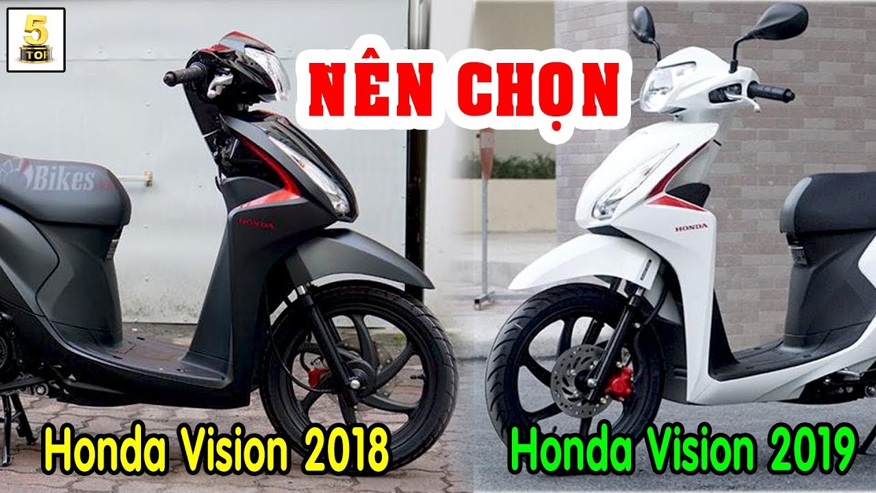 Honda Vision 2019 ra mắt 2 màu sơn mới nâng tổng số tùy chọn lên tới 10 màu