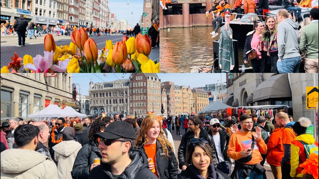#the Kings day #amsterdam 2023 🇾🇪🎉🥰😍💐🌺🌷🌸🌹🍁