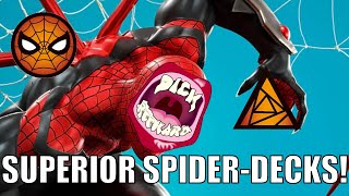 SUPERIOR SPIDER-DECKS! #SPIDERMAN #MTG set! || #MTGSPM #MTGOM1 #Omenpaths Draft 03