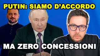 PUTIN: LE CONDIZIONI e le CONCESSIONI per la TREGUA di 30 giorni ed il NEGOZIATO