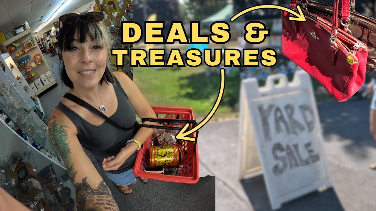 Yard Sales DEALS to Antique Mall TREASURES to Flip for Profit! - YouTube