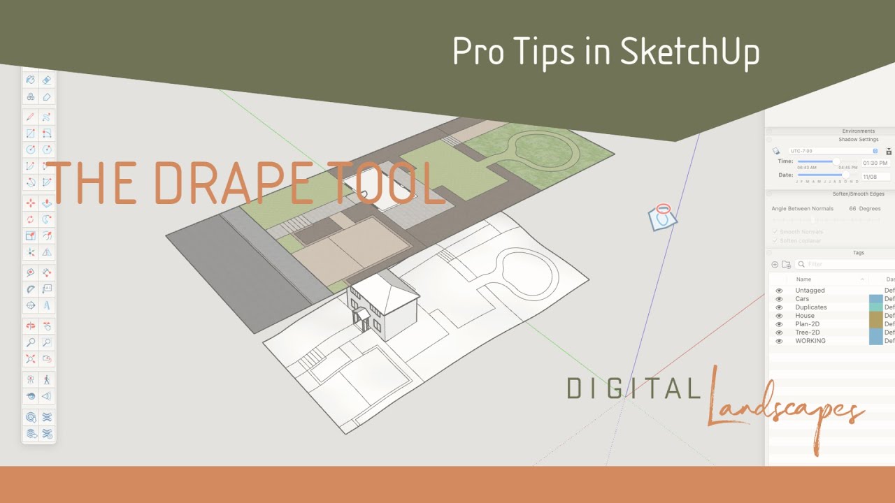 SketchUp: The Drape Tool